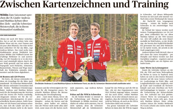 Zwischen Kartenzeichnen und Training