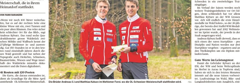 Zwischen Kartenzeichnen und Training