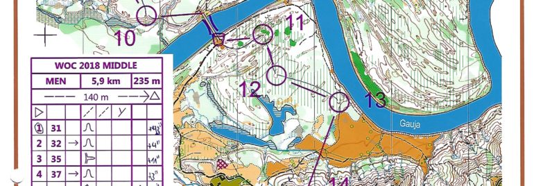 WOC Middle 2018 Latvia