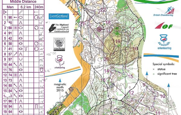 WOC Middle 2015 Scotland