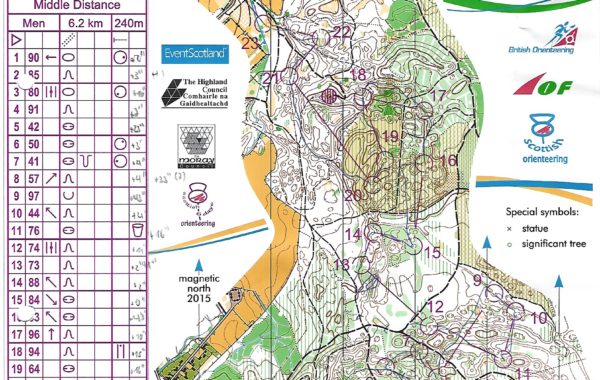 WOC Middle 2015 Scotland