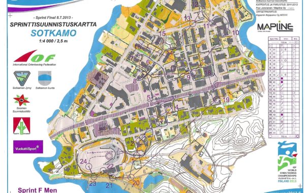 WOC Sprint 2013 Finland