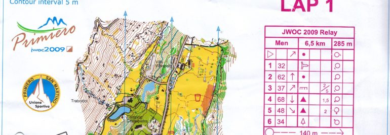 JWOC Relay 2009 Italy Part 1