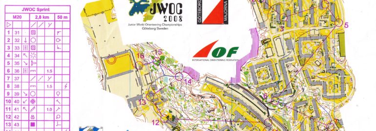 JWOC Sprint 2008 Sweden