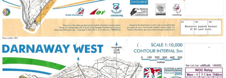 WOC Relay 2015 Scotland